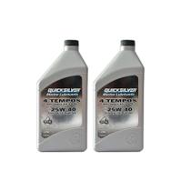 Lubrificante Quicksilver 25w40 4 Tempos 1 Litro Kit Com 2 Litros Lubrificante Quicksilver 25w40 4 Tempos 1 Litro Kit Com 2 Litros