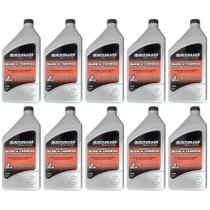 Lubrificante Quicksilver Tcw3 2 Tempos 1 Litro Kit Com 10 Litros