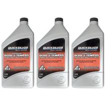Lubrificante Quicksilver Tcw3 2 Tempos 1 Litro Kit Com 3 Litros Lubrificante Quicksilver Tcw3 2 Tempos 1 Litro Kit Com 3 Litros