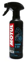 Lubrificante Spray Motul MC Care E5 Shine e Go Auto Brilho Carenagem 400ml