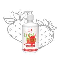 Lubrificante Umectante Beijável Lubi Plus Sabor Morango 500G