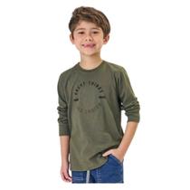 Luc Boo Camiseta Manga Longa Meia Malha Verde Luc Boo Camiseta Manga Longa Meia Malha Verde