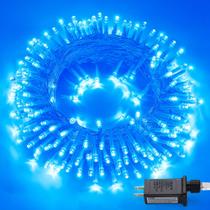 Luces de Cadena JMEXSUSS 18 m 150 LED Azul Impermeables con Enchufe Luces de Cadena JMEXSUSS 18 m 150 LED Azul Impermeables con Enchufe