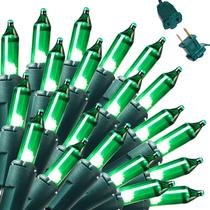 Luces de cadena navideñas Joiedomi verdes, 100 luces, 6.8 m Luces de cadena navideñas Joiedomi verdes, 100 luces, 6.8 m
