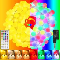 Luces de cadena OMIKA 10 m 100 LED 25 colores RGB blanco cálido