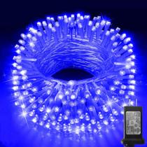 Luces de Cadena para Exterior KNONEW 300 LED 30m Azules Impermeables Luces de Cadena para Exterior KNONEW 300 LED 30m Azules Impermeables