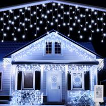 Luces de Cascada Navideñas Joomer 3 m Impermeables con 8 Modos 120V
