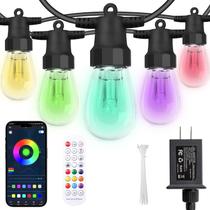 Luces de Cuerda para Exterior CAWWS 30m 40 LEDs RGBW IP66 24V Luces de Cuerda para Exterior CAWWS 30m 40 LEDs RGBW IP66 24V