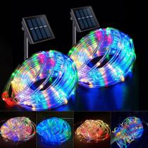 Luces de Cuerda Solares EaseSolies 10 m, 200 LED, 8 Modos, Impermeables Luces de Cuerda Solares EaseSolies 10 m, 200 LED, 8 Modos, Impermeables