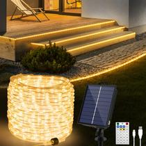 Luces de Cuerda Solares OMIKA 15m 600 LEDs USB IP68 Impermeables