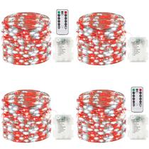 Luces de Hadas en Tira Albelt Paquete de 4, 10m, 100 LED a Batería Luces de Hadas en Tira Albelt Paquete de 4, 10m, 100 LED a Batería