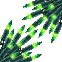 Luces de Navidad en cadena TW SHINE 2x6m 200 verdes impermeables