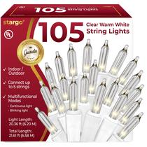 Luces de Navidad Stargo Blanco Cálido Claro 6.6m 105 Luces