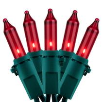 Luces de Navidad YULETIME 200 Bombillas Rojas 2 Juegos de 10m UL Incandescentes Luces de Navidad YULETIME 200 Bombillas Rojas 2 Juegos de 10m UL Incandescentes
