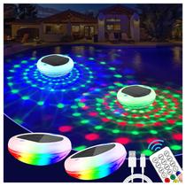 Luces flotantes para piscina TEPENAR Solar 2 unidades recargables por USB