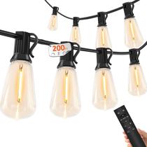 Luces LED de Cuerda para Exterior YOYONACY 61m Regulables e Impermeables Luces LED de Cuerda para Exterior YOYONACY 61m Regulables e Impermeables