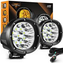 Luces LED Offroad Auxbeam Serie P4 4 Pulgadas 90W Redondas (Par)