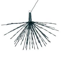 Luces LED Vickerman 240 luces verdes en forma de estrella azul de 5 mm