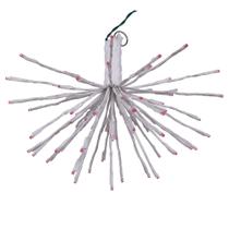 Luces LED Vickerman 80 luces x 16" Estrella Blanca Rosa 5mm