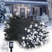 Luces Navideñas Kwaiffeo Blancas 30m 300LED Impermeables 8 Modos