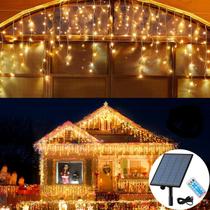 Luces Navideñas Solares KiflyTooin 320 LED 9m Impermeables Luz Cálida Blanca Luces Navideñas Solares KiflyTooin 320 LED 9m Impermeables Luz Cálida Blanca