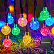 Luces Solares en Cadena Brightown 60 LED 11 m Multicolor Impermeables