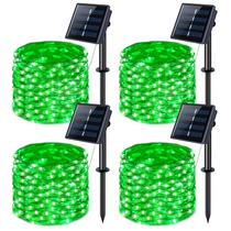 Luces Solares en Cadena JMEXSUSS Paquete de 4, 400 LED, 40 m, Verdes, a Prueba de Agua