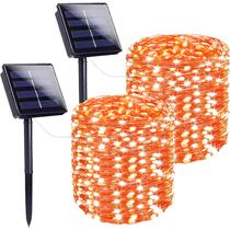 Luces Solares en Cadena SANJICHA 44 m 400 LED 8 Modos Naranja Luces Solares en Cadena SANJICHA 44 m 400 LED 8 Modos Naranja