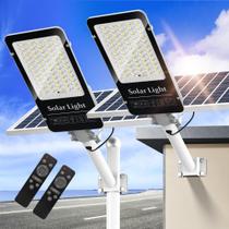 Luces Solares para Calles OKPRO 10000W 6500K con Control Remoto Paquete de 2