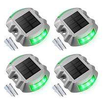 Luces Solares para Deck VOLISUN Juego de 4 para Entrada, Muelle y Escalera