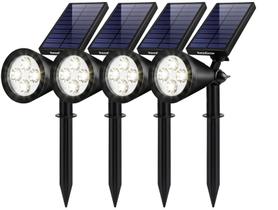 Luces Solares para Jardín InnoGear Impermeables para Exteriores, Focos en Paquete de 4 Luces Solares para Jardín InnoGear Impermeables para Exteriores, Focos en Paquete de 4