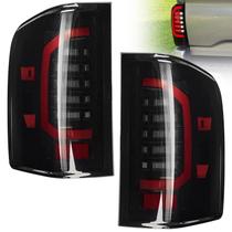 Luces Traseras LED WonVon para Chevy Silverado HD 2007-2014, Ahumado Oscuro