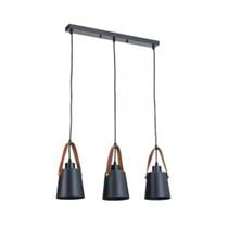 Luciin Pendente Eb068/2 Preto Fc 3lamp E27 Luciin Pendente Eb068/2 Preto Fc 3lamp E27
