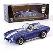 LUCKY DIE CAST Modelo em Escala 1:18 Shelby Cobra 427S/C 1964 Carro Esportivo Premium em Liga com Estojo Expositor, Direção Funcional, para Crianças, Homens e Adolescentes a partir de 14 anos