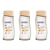 Lucretin Hidratante Sabonete Líquido Íntimo 200ml (Kit C/03)