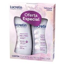 Lucretin Sabonete Íntimo Neutro 200Ml 2 Un