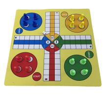 Ludo Game Set Jogo de tabuleiro clássico para 2-4 jogadores