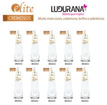 Ludurana kit c/ 6 unid. de esmalte cremoso branco 8ml