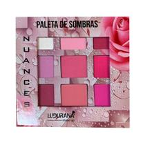 Ludurana paleta de sombras nuances rosa 9 tons cód.: b00007 - USAR