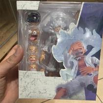 Luffy Sun God Nika Form ONE PIECE Gear 5 Action Figure Com Rostos E Acessórios Intercambiáveis