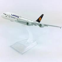 Lufthansa A380 Miniatura Avião Aeronave Comercial em Metal