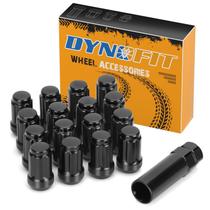 Lug Nuts dynofit M10x1.25 preta 16 unidades+roda ATV com soquete