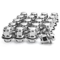 Lug Nuts glorider M12x1.5 Chrome 20 unidades com lavadora Lug Nuts glorider M12x1.5 Chrome 20 unidades com lavadora