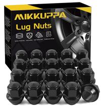 Lug Nuts MIKKUPPA M12x1.5 de peça única preta para Ford Lug Nuts MIKKUPPA M12x1.5 de peça única preta para Ford