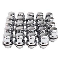 Lug Nuts Reeauto 12x1,5 mm 20 unidades cromadas com extremidade fechada Mag Style