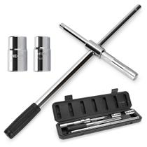 Lug Wrench TONDA Extended 4 Way Pneu Ferro com estojo de armazenamento