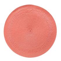 Lugar americano 38 cm poliéster terracota Royal Decor - 27631
