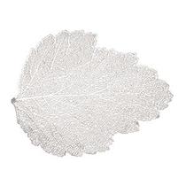 Lugar americano autumn leaf prateado 47x38cm Lugar americano autumn leaf prateado 47x38cm