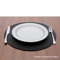 Lugar Americano Avulso de Poliéster Fresno Espiral Preto 1pç 38cm 7303 - Lyor Lugar Americano Avulso de Poliéster Fresno Espiral Preto 1pç 38cm 7303 - Lyor