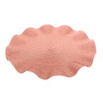 Lugar Americano Babado De Poliester Rosa 38cm Para Prato Comida Copo - Wolff Lugar Americano Babado De Poliester Rosa 38cm Para Prato Comida Copo - Wolff